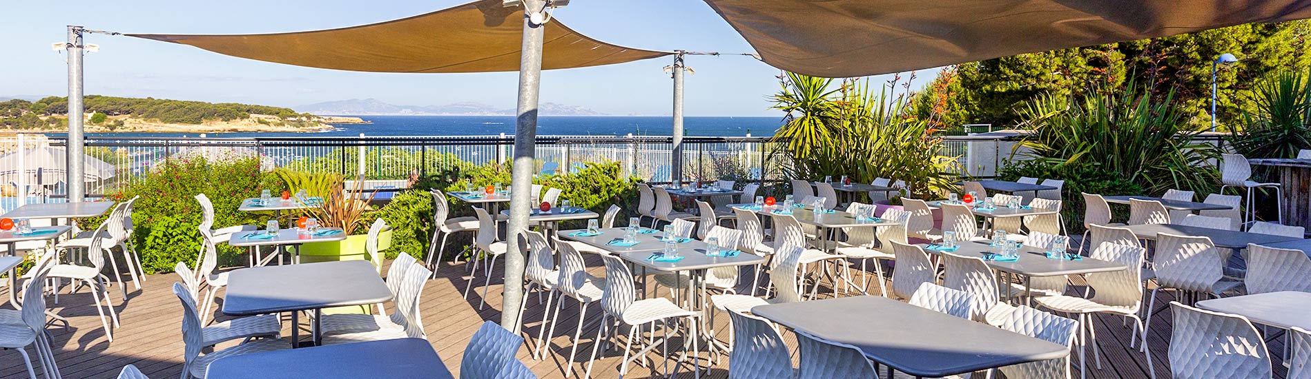 restaurant terrasse vue sur mer